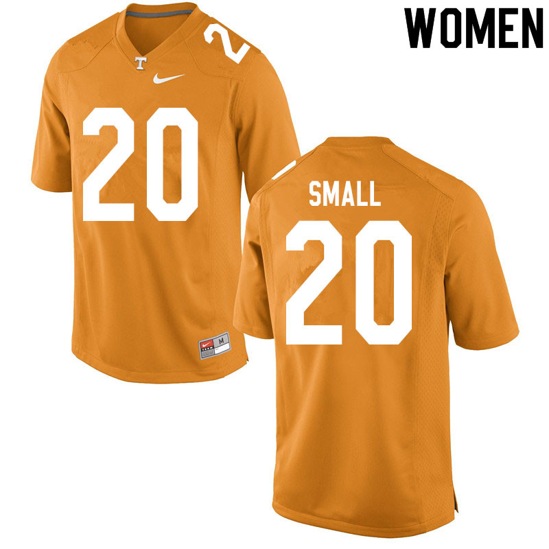 Women #20 Jabari Small Tennessee Volunteers College Football Jerseys Sale-Orange